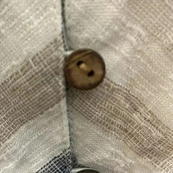 Soft Surroundings 100% Linen Striped Tunic Top - Picture 4 of 7